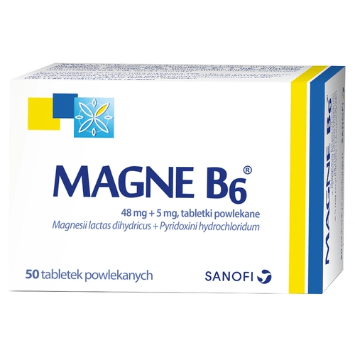 Содержит ионы магния и гидрохлорид пиридоксина (витамин В6)   Дополняет дефицит магния и / или витамина В6 в организме   Взрослым и детям старше 6 лет